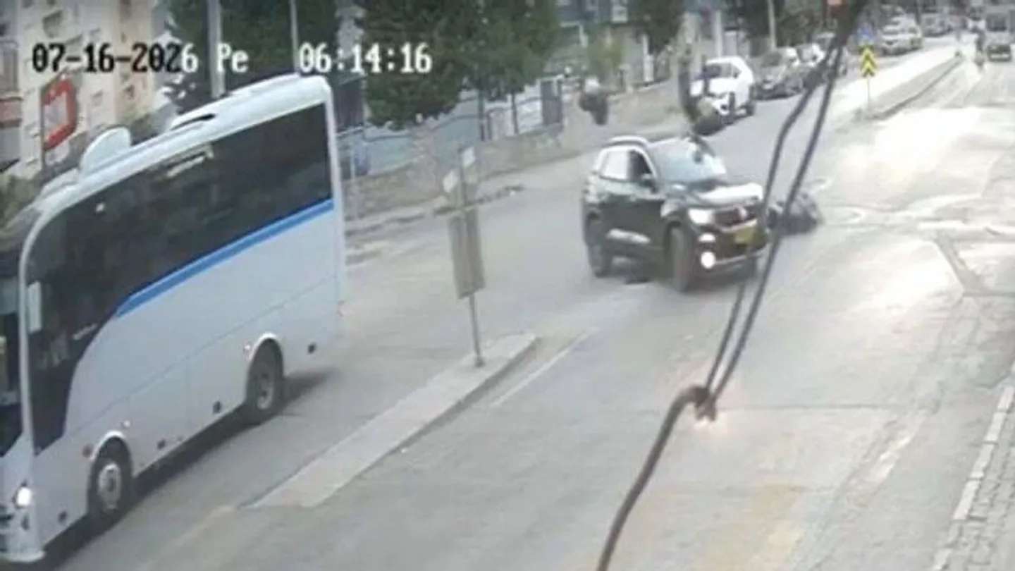 İzmir’de vicdansız kaçış! Motosikletliye çarpan sürücü olay yerinden kaçtı
