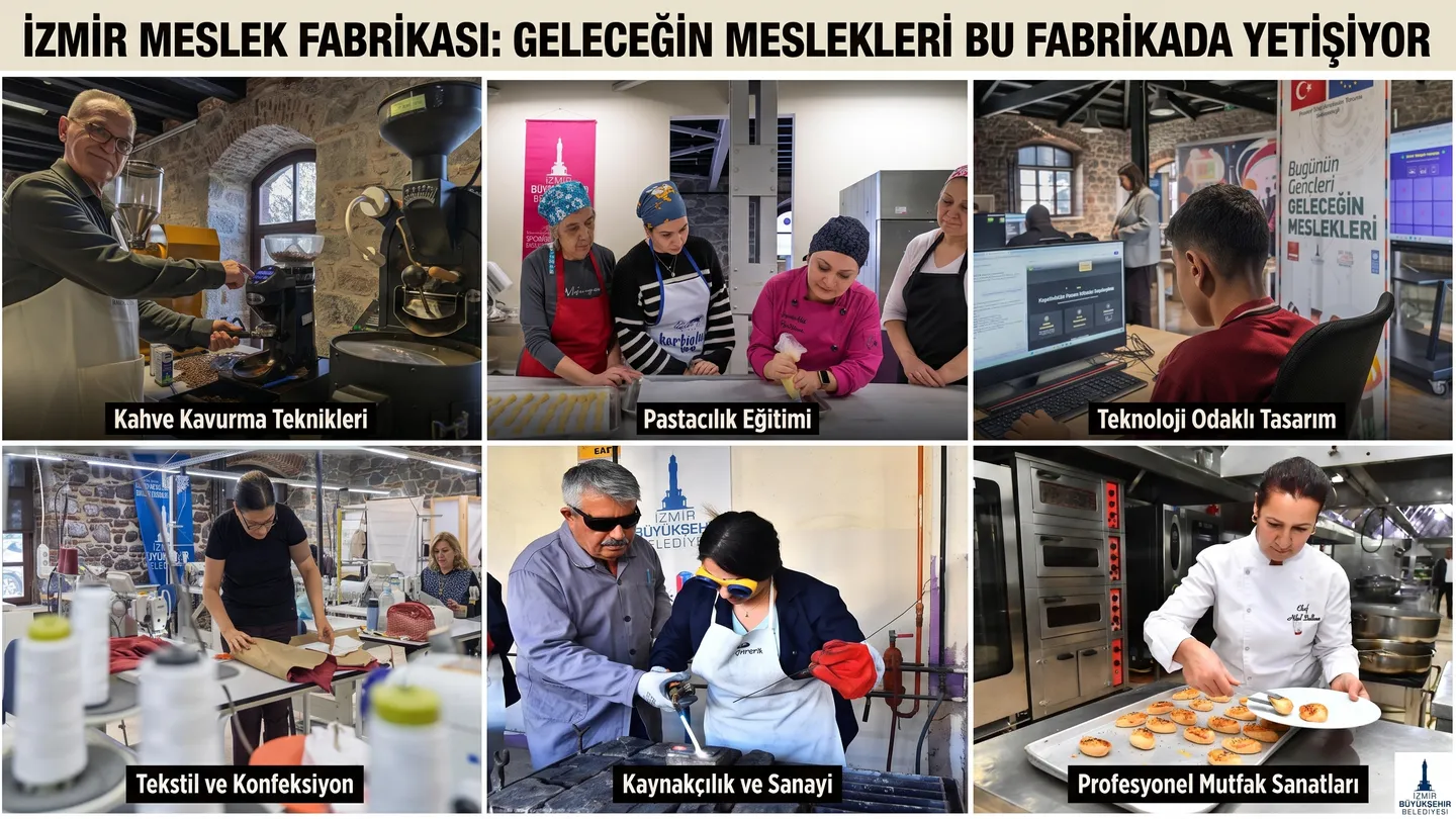 İzmir’de yeni eğitim dönemi başlıyor: Meslek Fabrikası’nda onlarca kurs kapılarını açıyor