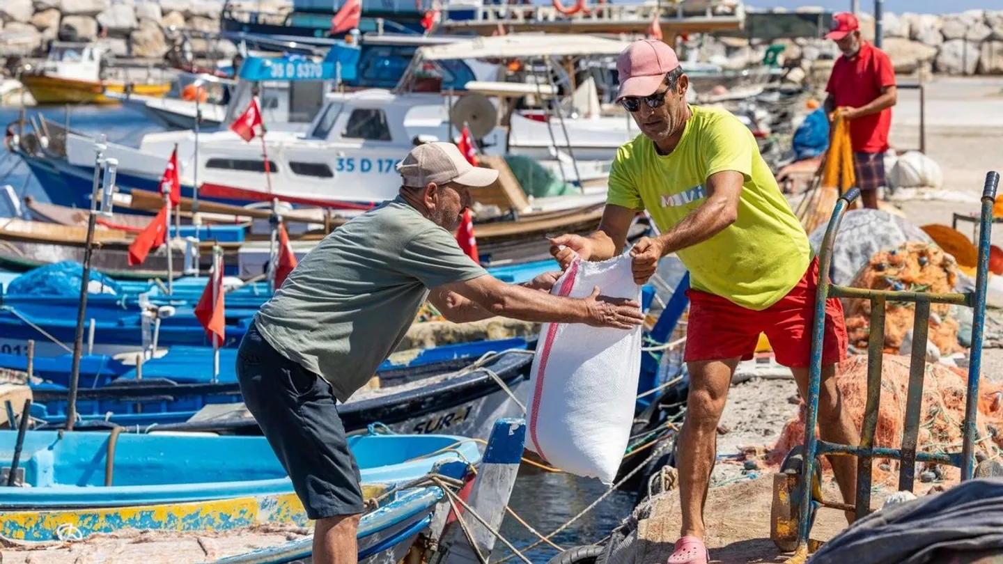 İzmir Büyükşehir'den kıyı balıkçılarına can suyu: Yaprak buz makinesiyle maliyetler düştü