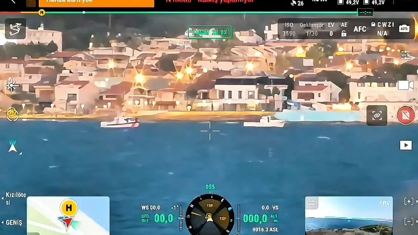 Urla açıklarında yasa dışı trol avcılığına drone destekli operasyon