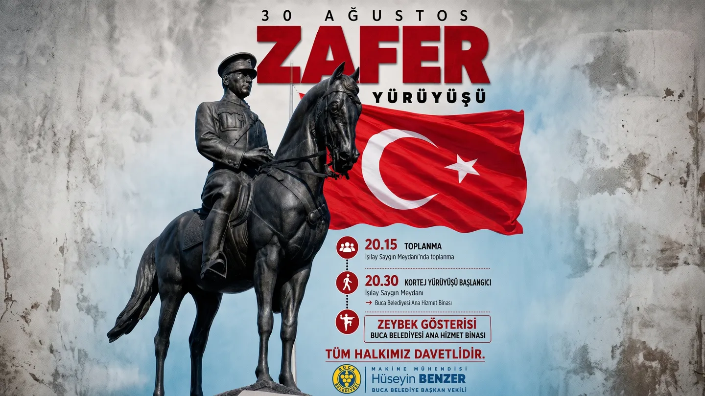 Buca’da 30 Ağustos Coşkusu Sokaklara Taşacak! Zafer Korteji İçin Geri Sayım