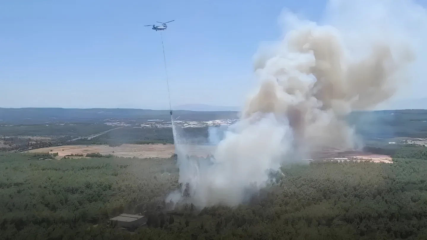 İzmir’de Orman Yangını Alarmı! Buca’da Alevlere Havadan ve Karadan Müdahale