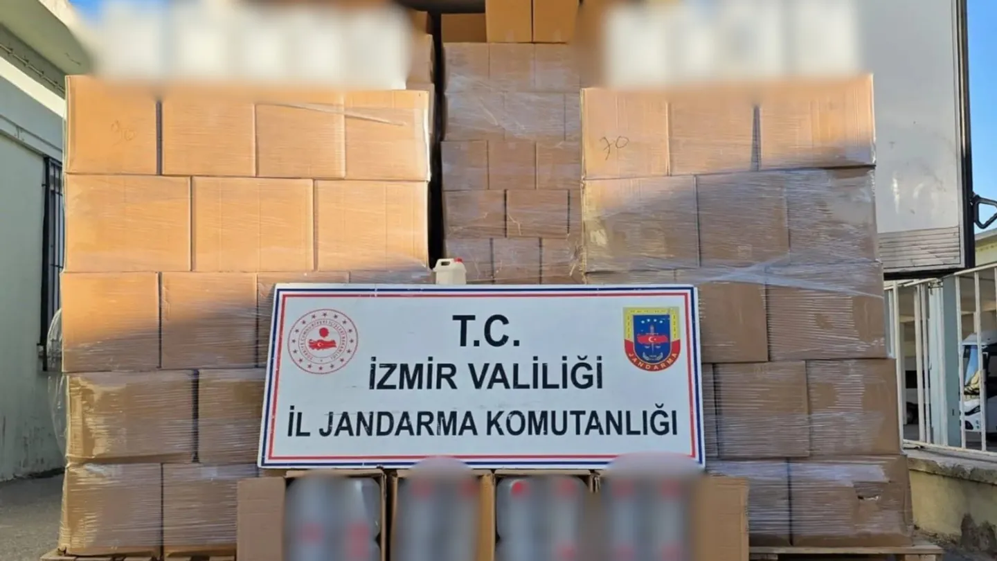 İzmir’de Kaçak Alkol Operasyonu: 9 Milyon Liralık Ürün Ele Geçirildi