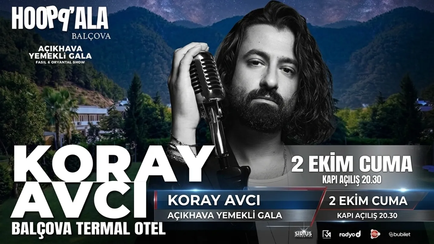 İzmir’de yıldızların altında müzik şöleni: Koray Avcı sahne alacak