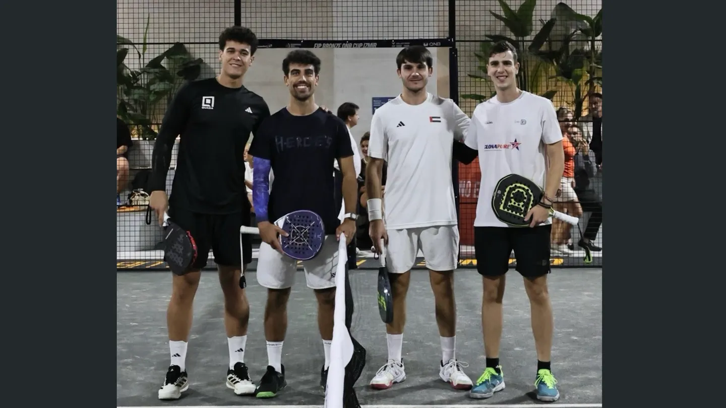 İzmir’de tarihi padel turnuvası sona erdi: FIP Bronze QNB Cup’ta şampiyonlar belli oldu