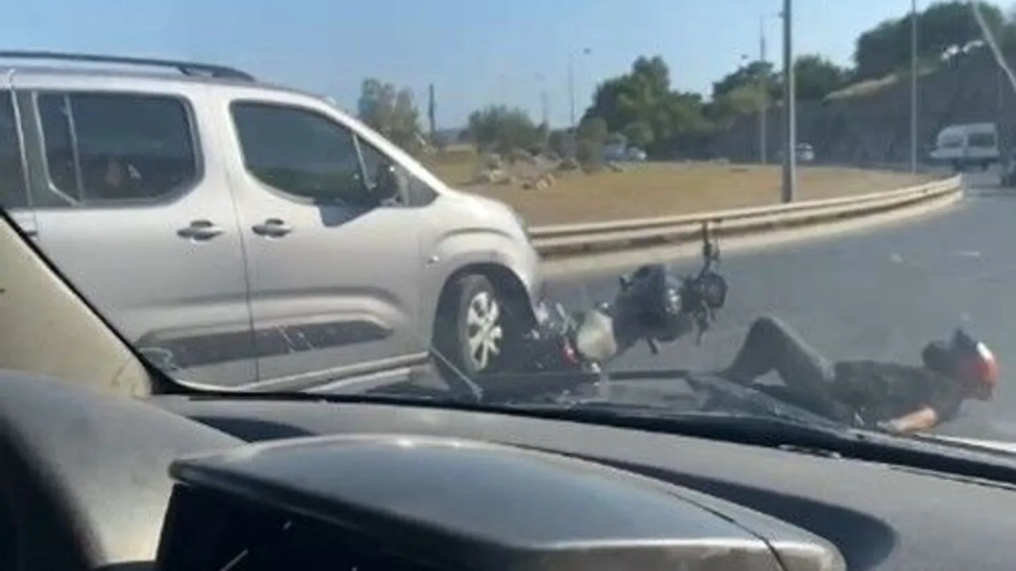 Motosikletliye kasten çarpan sürücüye 180 bin TL ceza