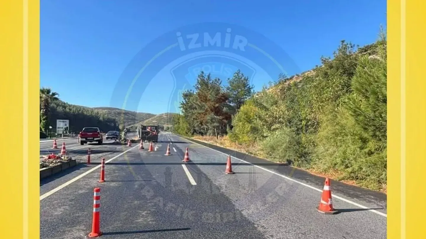 Aydın-İzmir Yolunda 5 Ay Sürecek Trafik Düzenlemesi! 3 Kilometrelik Kesim Kapandı