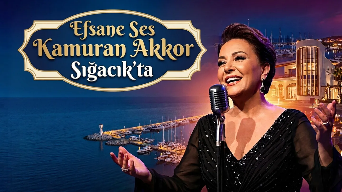 Arabesk ve Fantazi Müziğin Dev İsmi Kamuran Akkor Sığacık’ta Sahne Alıyor!